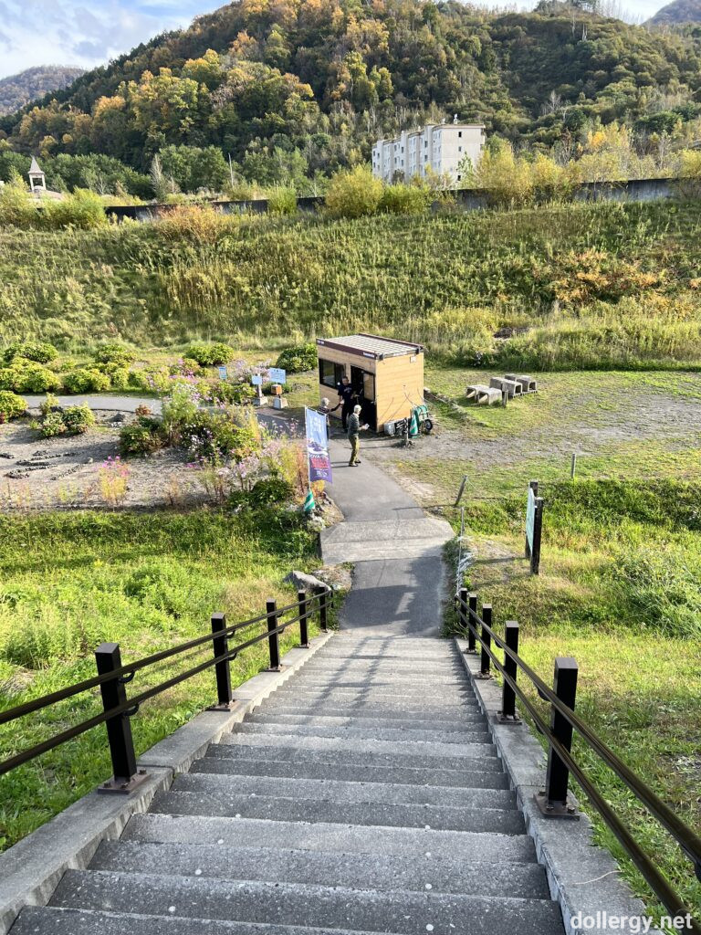 金比羅火口災害遺構散策路線